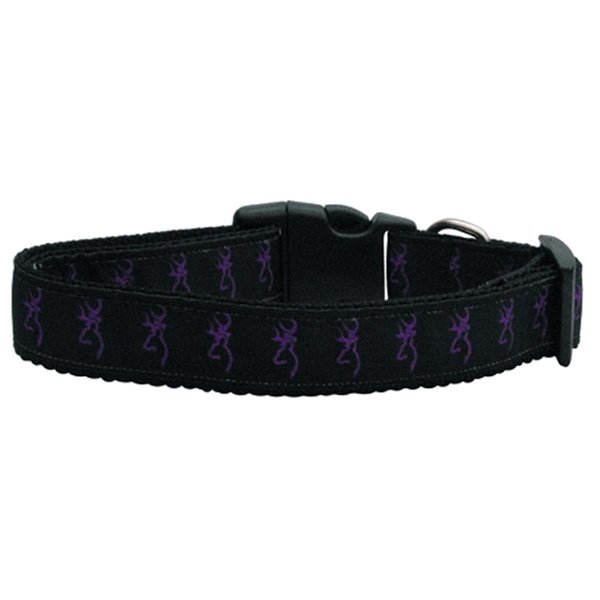 Mirage Pet Products Purple Deer Nylon Dog CollarExtra Large 125-053 XL